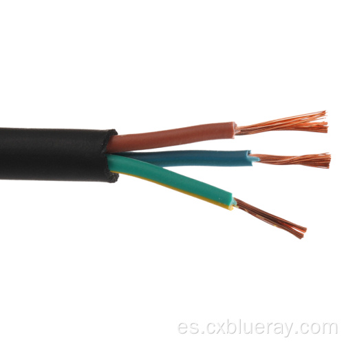 3G2.5 mm H05VV-F 300/500V Cableado de la casa flexible RVV Cable de 3 cable de 3 citas de 2.5 mm 3x2.5 2.5 mm Jack